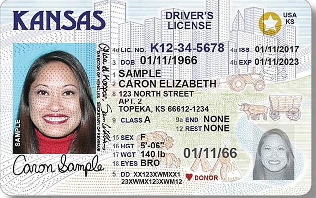 Kansas Rolls Out Two New Drivers License Design Article The United