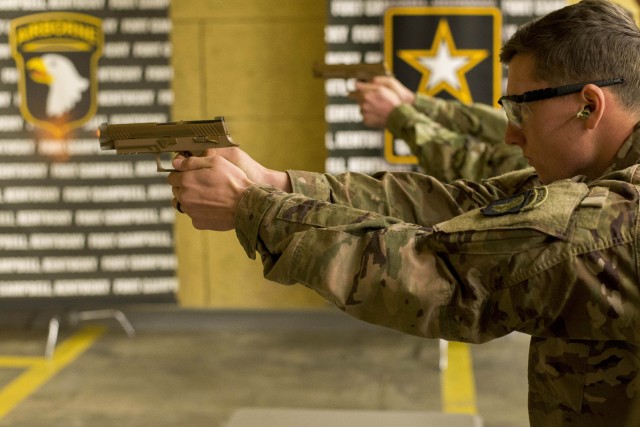 101st ABN DIV (AASLT) fields new Army handgun, achieves milestone