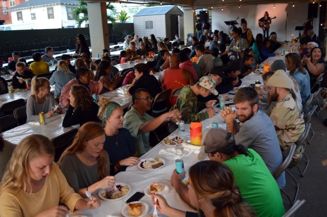 Bronco Brigade serves Thanksgiving to Hawaii community