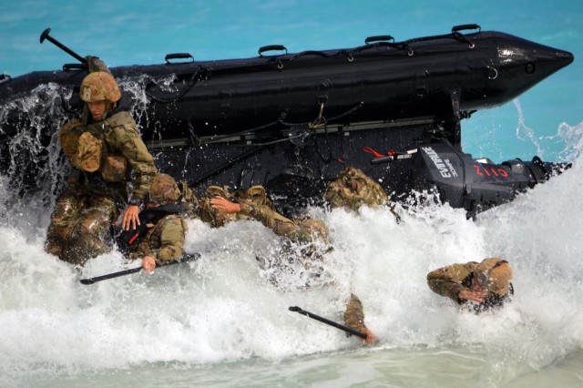 'Raiders' conduct waterborne operations