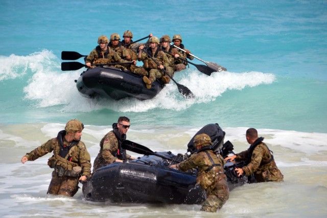 'Raiders' conduct waterborne operations