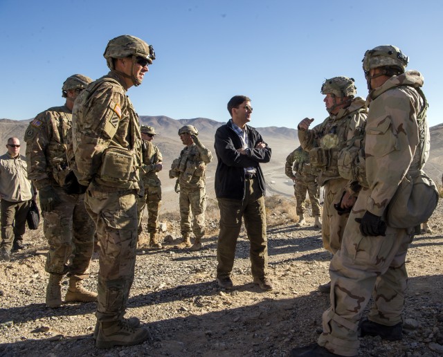 SecArmy commits to building a more lethal, agile force during visit to National Training Center