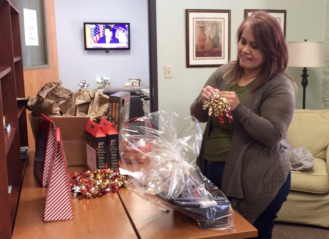 RIA assists USO with holiday gift baskets for Soldiers, families