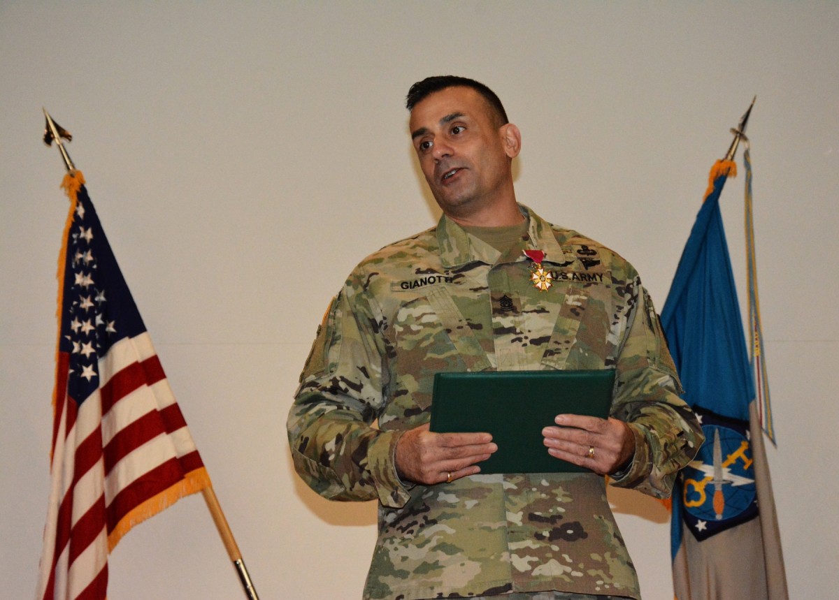 Command Sgt. Maj. Gianotti receives the Legion of Merit | Article | The ...