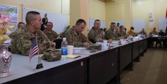 1st TSC - OCP command staff attends logistics symposium