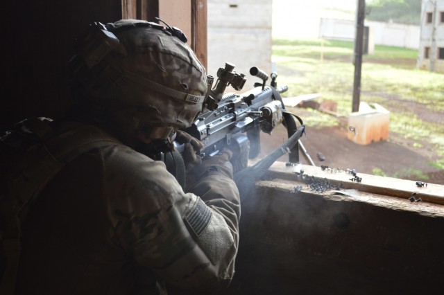 'Cacti' clears the room during squad live fire