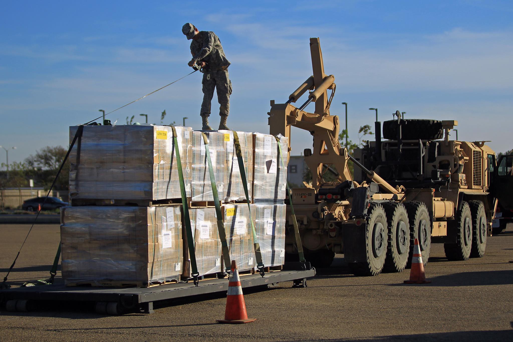 California Army National Guard Provides Aircraft Personnel To Fight