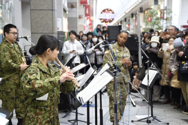 America's First Corps Band Shares Love of Music With Japanese Counterparts