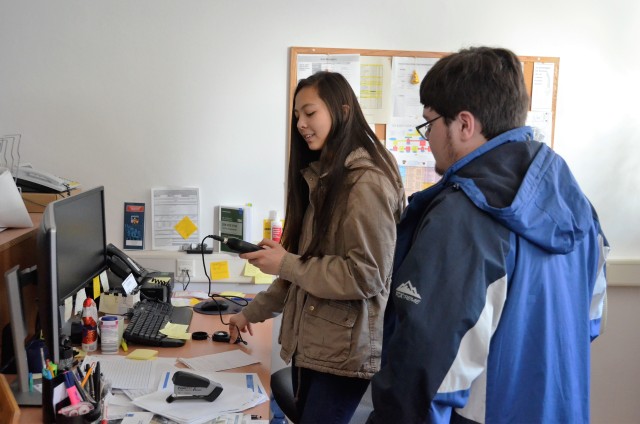 Ramstein High School environmental club inspects