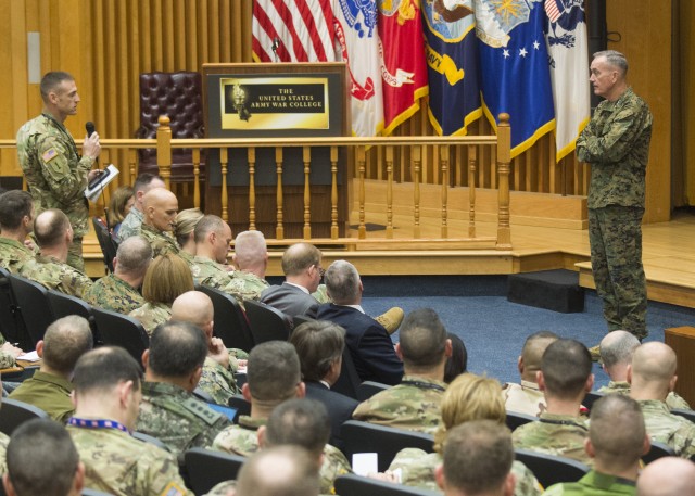 Gen. Dunford speaks at Army War College