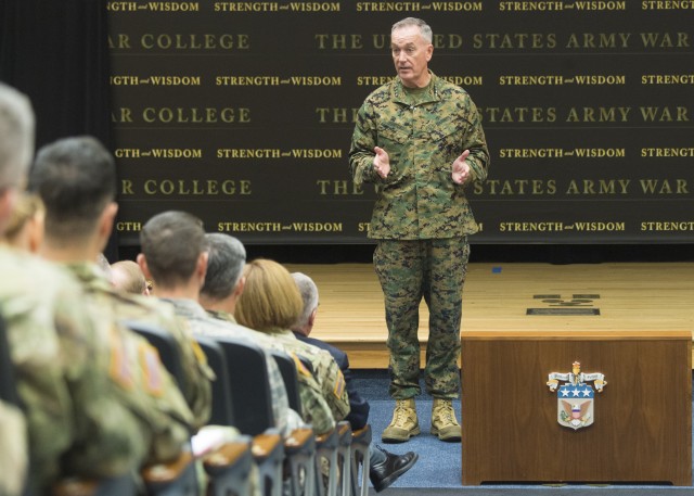 Gen. Dunford speaks at Army War College