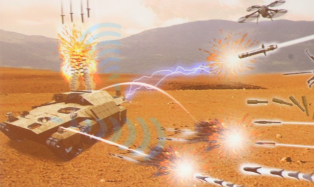 Robots, railguns, lasers to team with Soldiers on battlefield