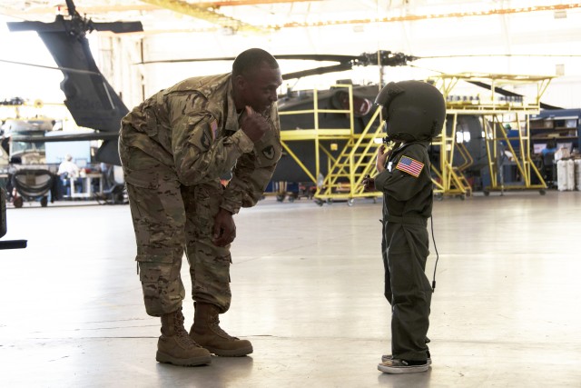 Young "pilot" gets upclose look at CCAD