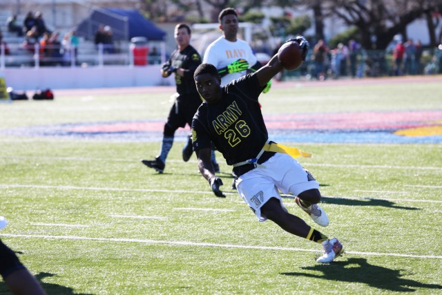Camp Zama takes another win for annual Army-Navy flag football game