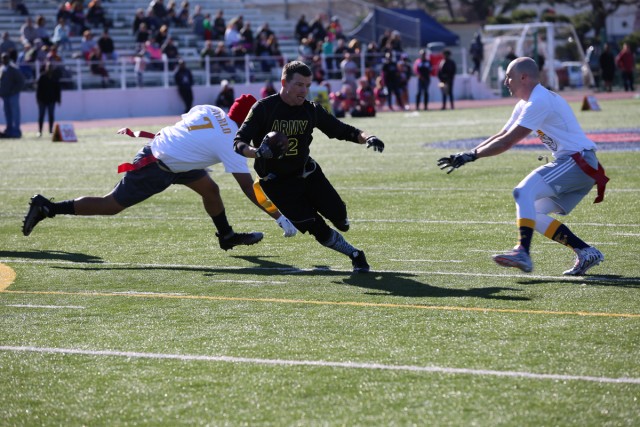 Camp Zama takes another win for annual Army-Navy flag football game