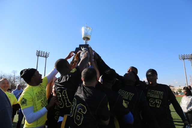 Camp Zama takes another win for annual Army-Navy flag football game