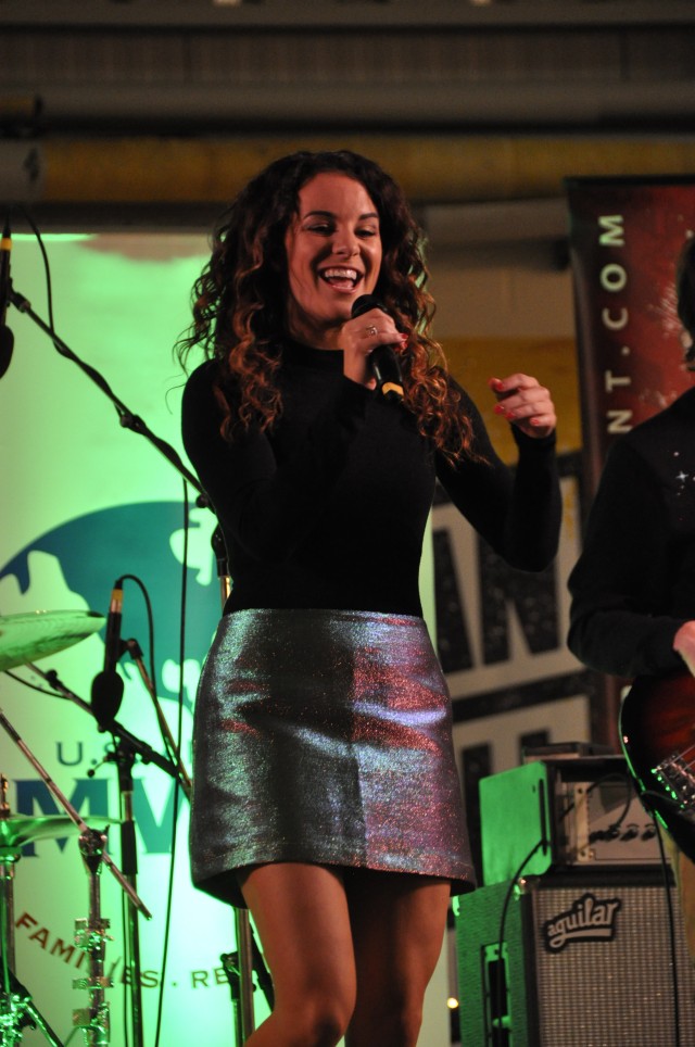Danika Portz performs on stage