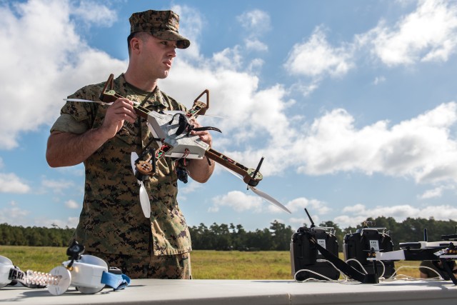 Army partners with Marine Corps on 3-D printed drones