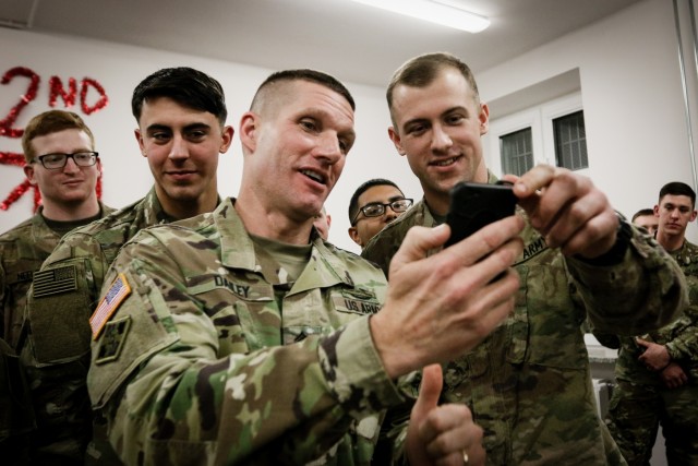 SMA visits Soldiers in Poland
