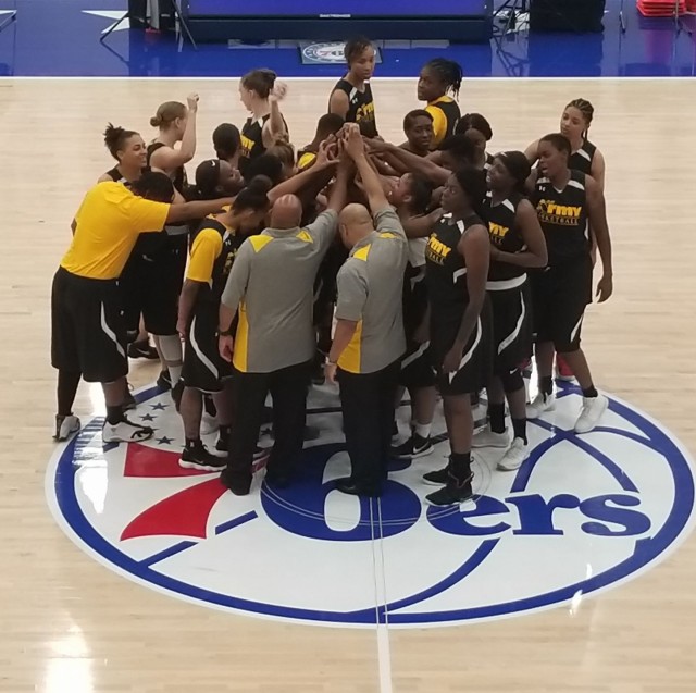 All-Army Women's Basketball Team hands in