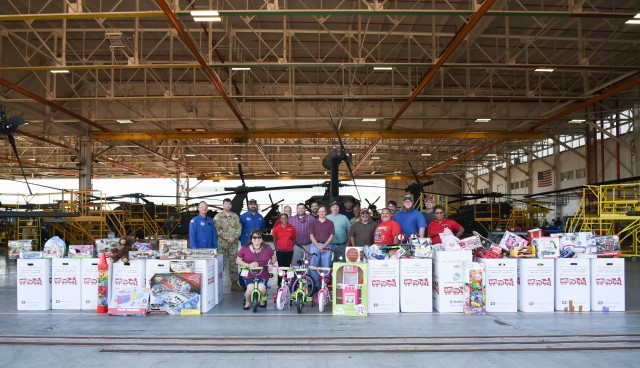 Santa's Helpers Arrive at CCAD for Toys for Tots Corpus Christi