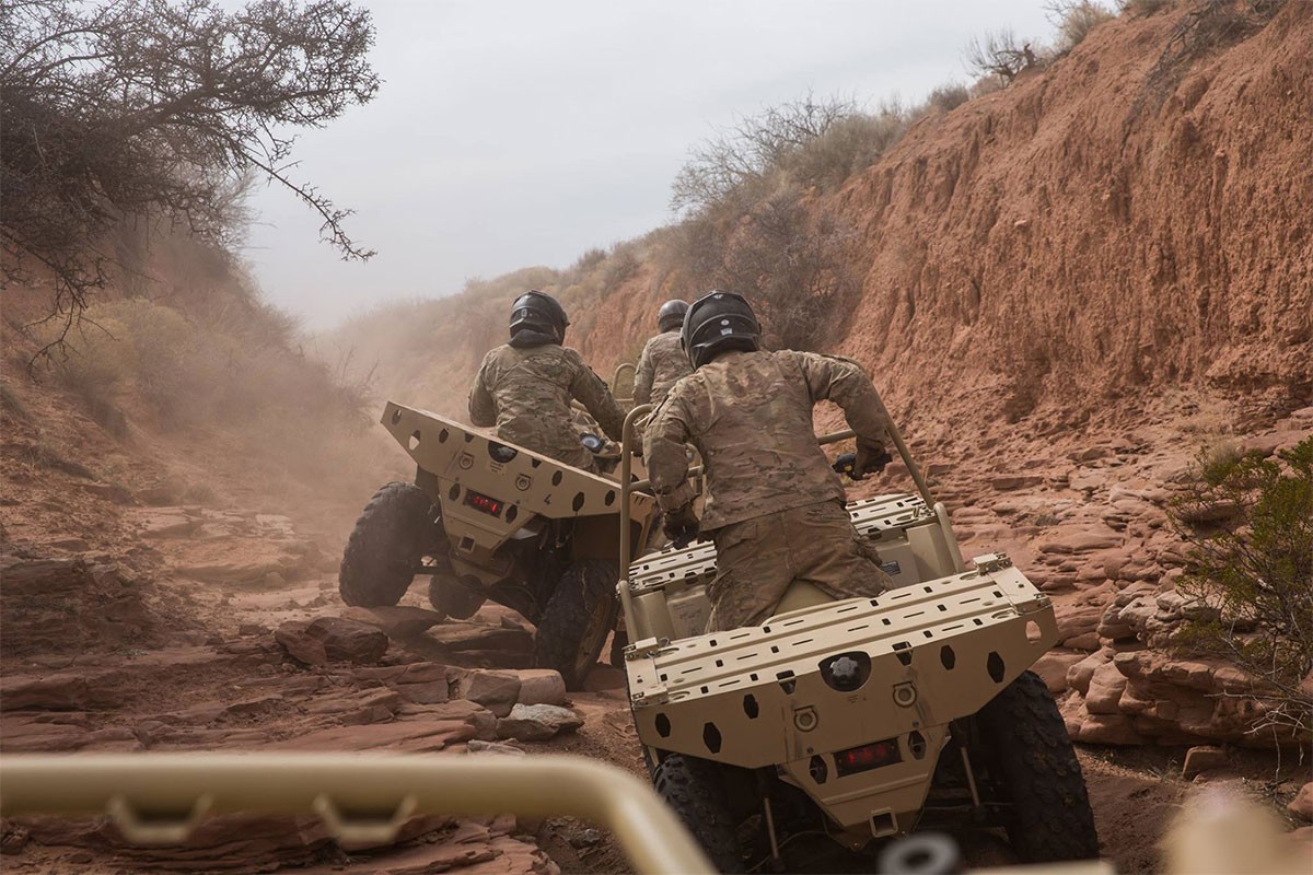 Green Berets off-road driving