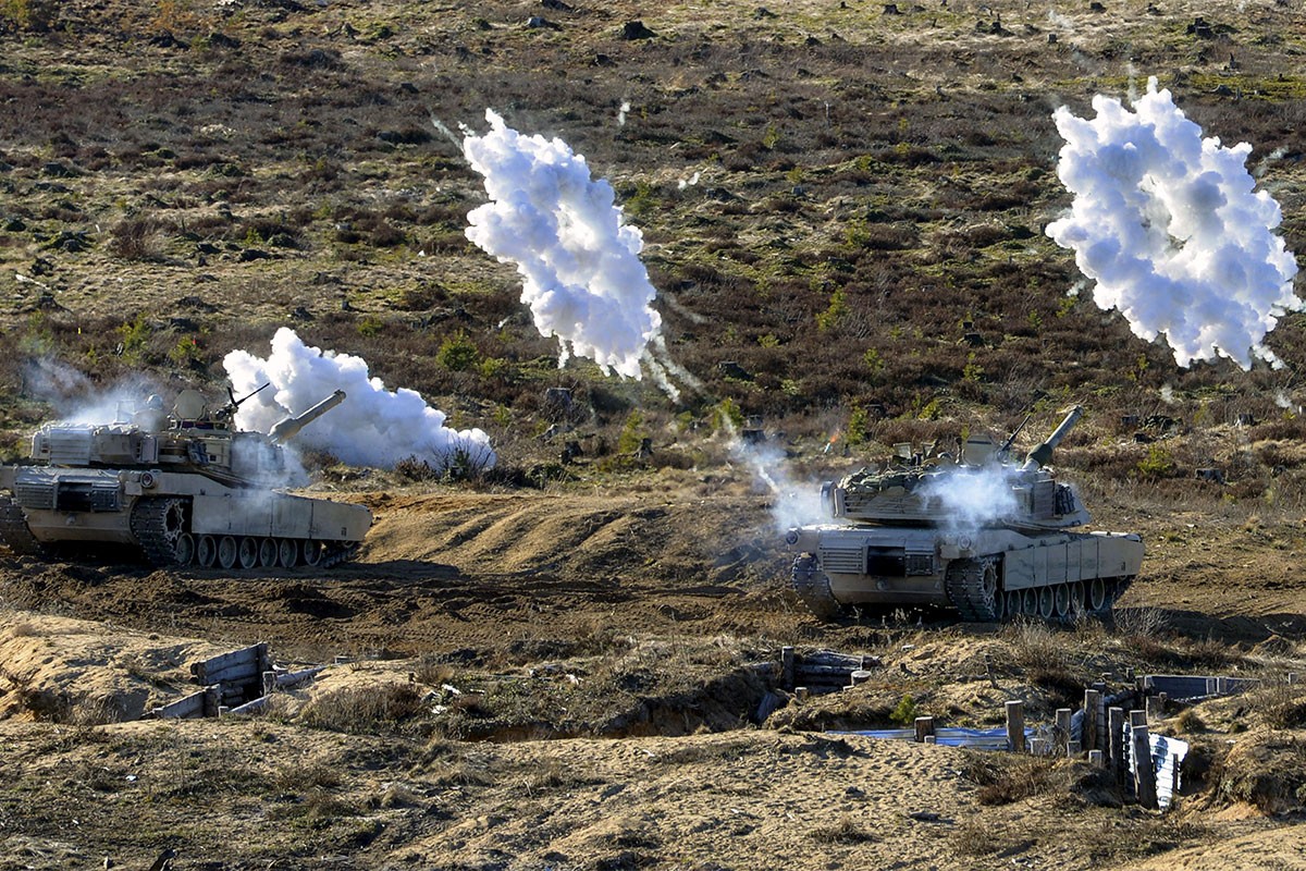 Combat exercise in Estonia