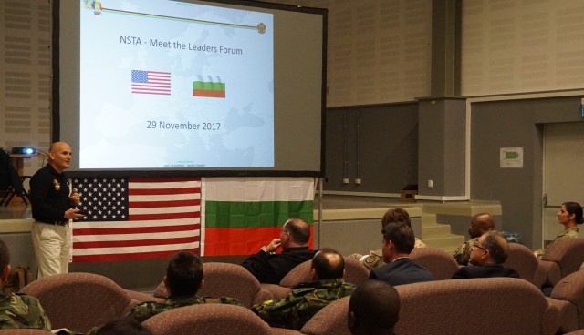 NSTA hosts U.S., Bulgarian military and civilian leadership