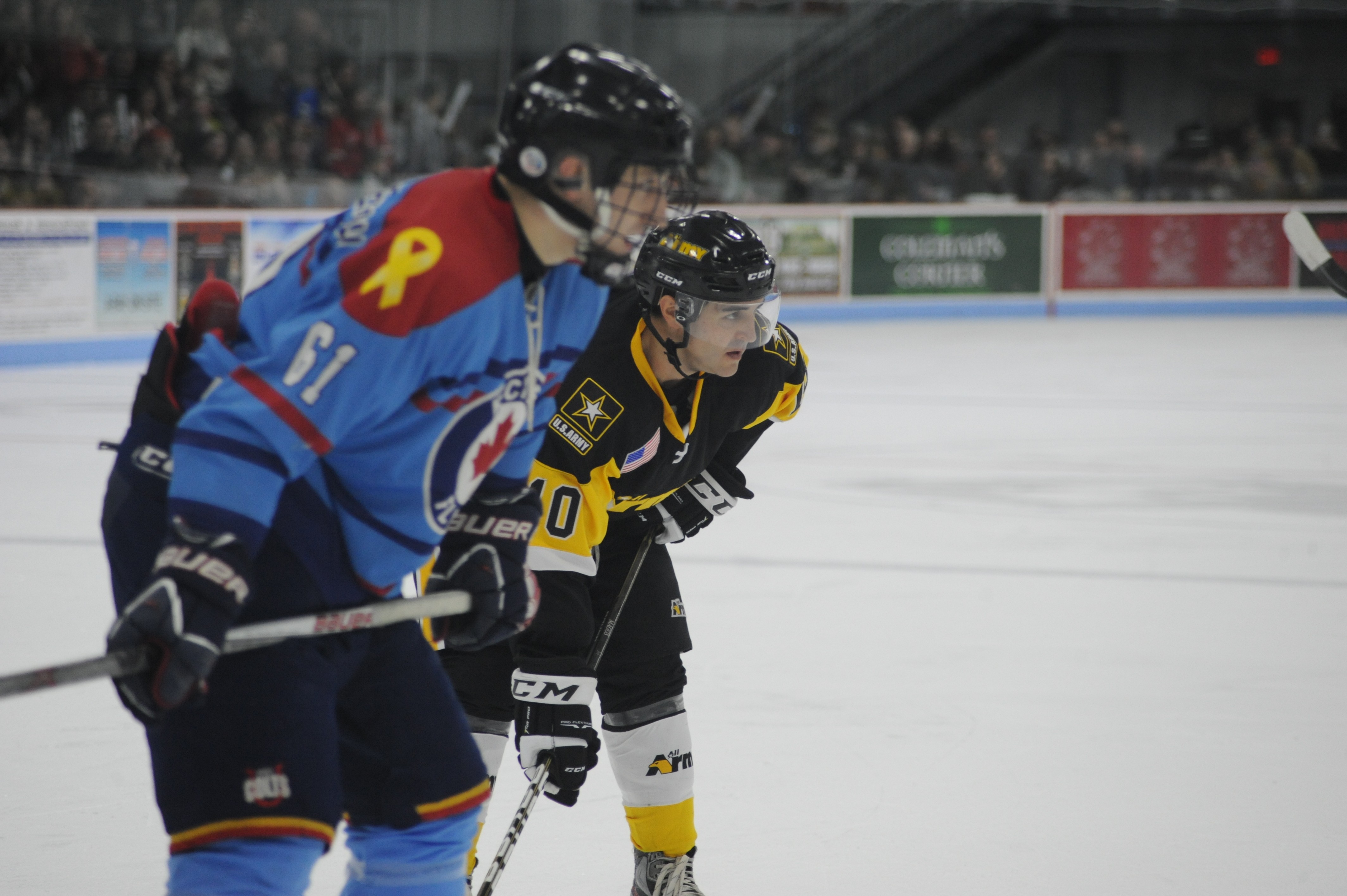 All-Army Ice Hockey Team earns hard-fought 4-2 win over Canadian