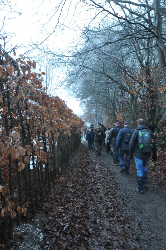 People march in 40th Bastogne Historic Walk