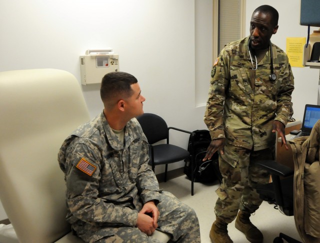 Initial medical screening at Operation Reserve Care