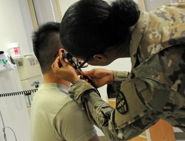 Initial medical screening at Operation Reserve Care