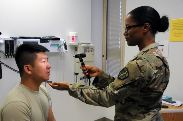 Initial medical screening at Operation Reserve Care