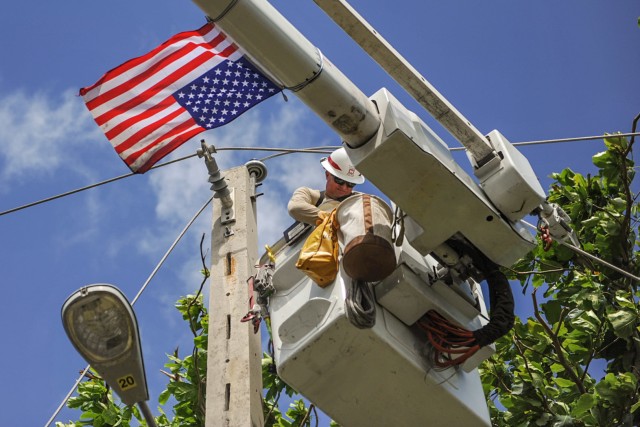Army Corps of Engineers delivering power to Puerto Rico