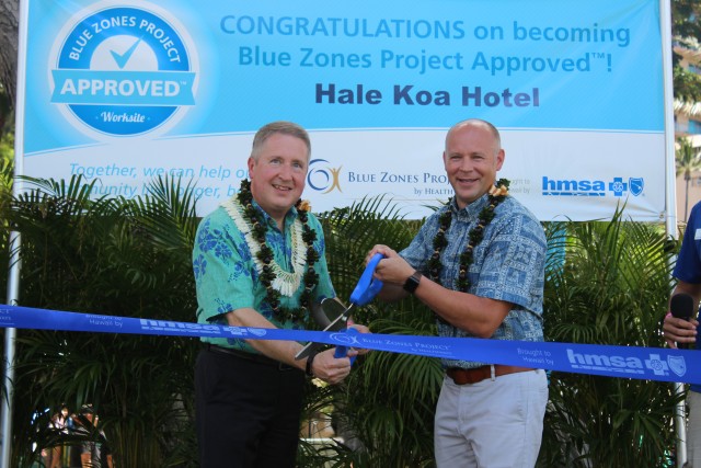 Waikiki Improvement Association awards Hale Koa 'Pili Honua' Award