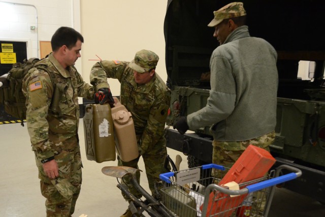 Virginia National Guard staged and ready for snow response operations 