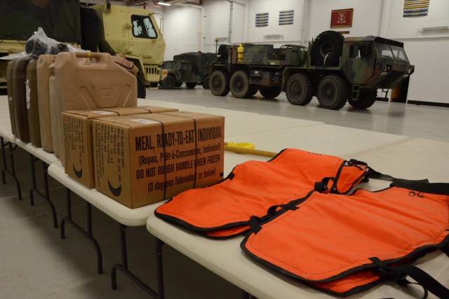 Virginia National Guard staged and ready for snow response operations 