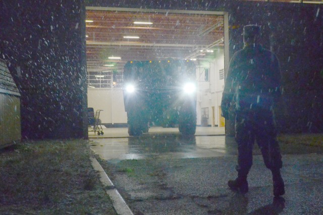 Virginia National Guard staged and ready for snow response operations 