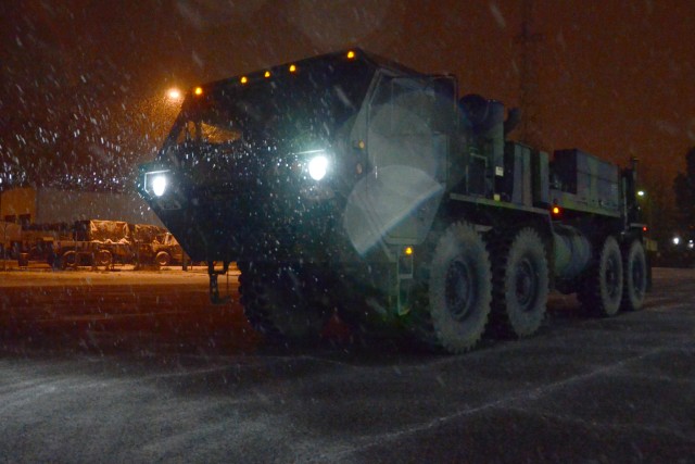 Virginia National Guard staged and ready for snow response operations 