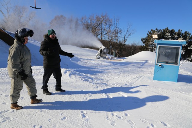 IMCOM-Readiness director learns about Whitetail Ridge Ski Area during Fort McCoy visit