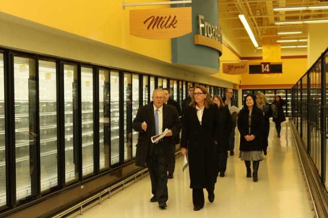 SecArmy Spouse, Leah Esper, tours American Military post in South Korea