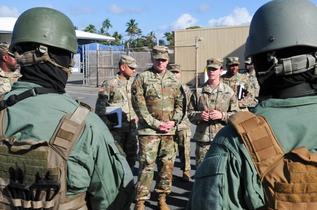 Cancinos, Mansker visit 8th Theater Sustainment Command