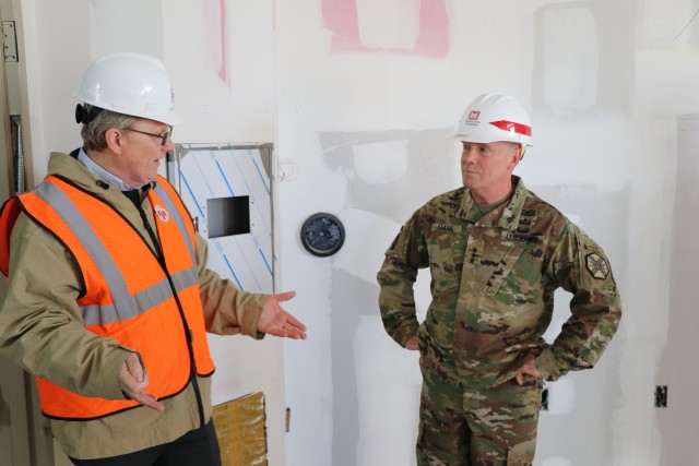 IMCOM commander views new hospital firsthand