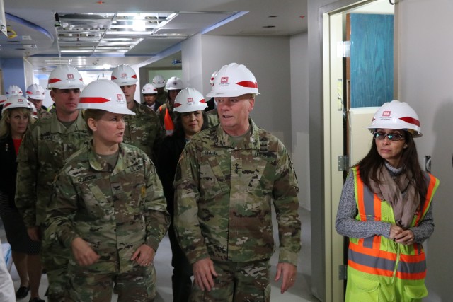 IMCOM commander views new hospital firsthand