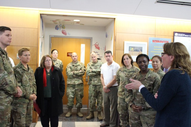 Secretary of Army wife tours BAACH