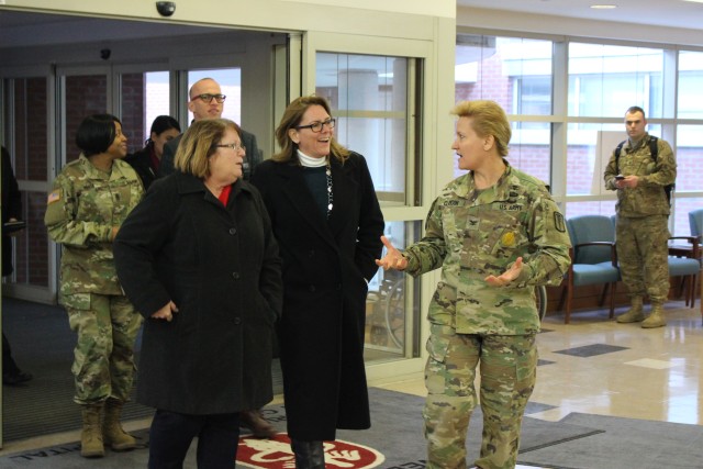 Secretary of Army wife tours BAACH