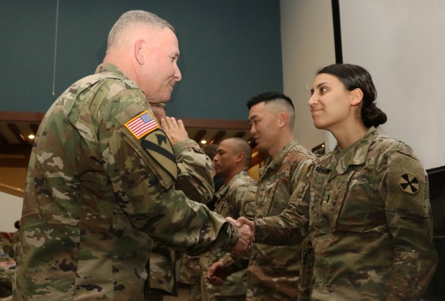Eighth Army Coin Ceremony