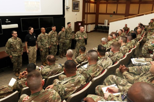 Eighth Army Coin Ceremony