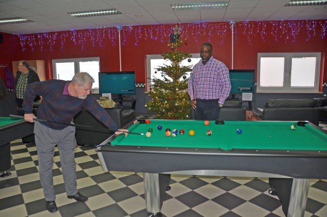 Shooting some billiards