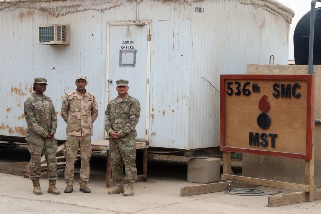 536th SMC helps Iraq Fireman